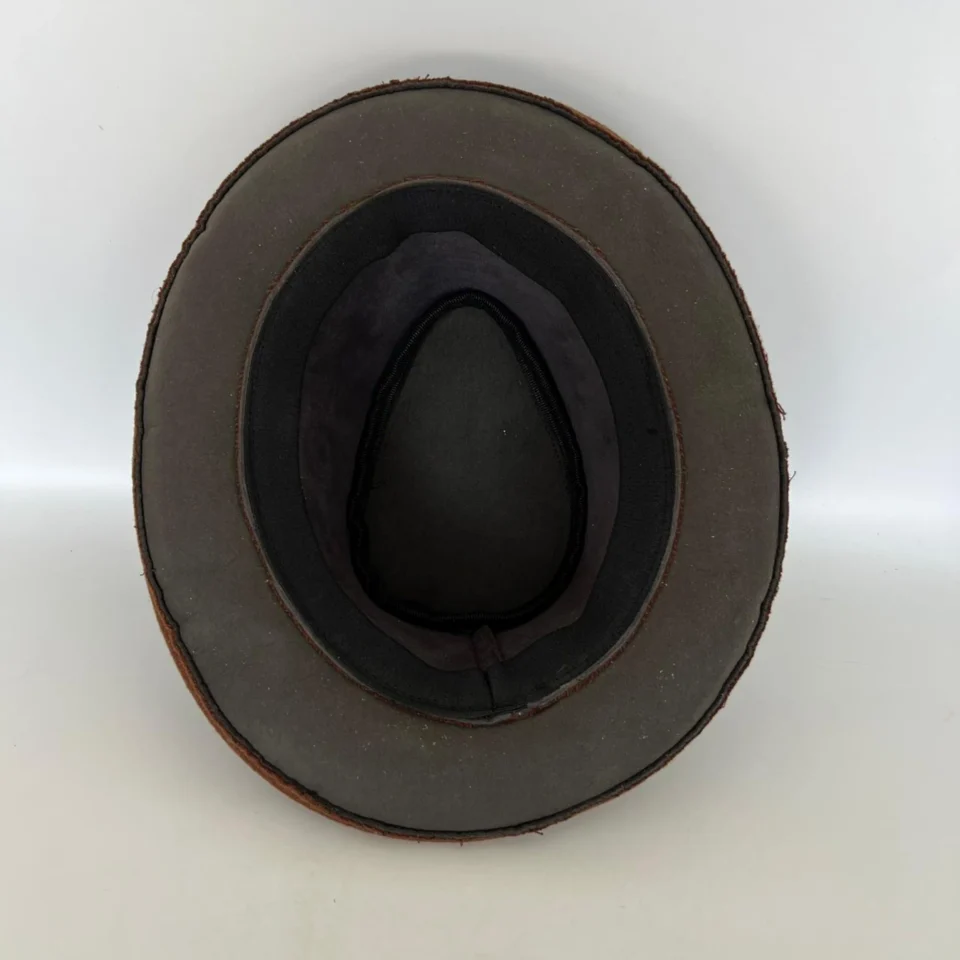Vintage Brown Western Top Hat gallery view 7 - brown tall top hat / western top hat