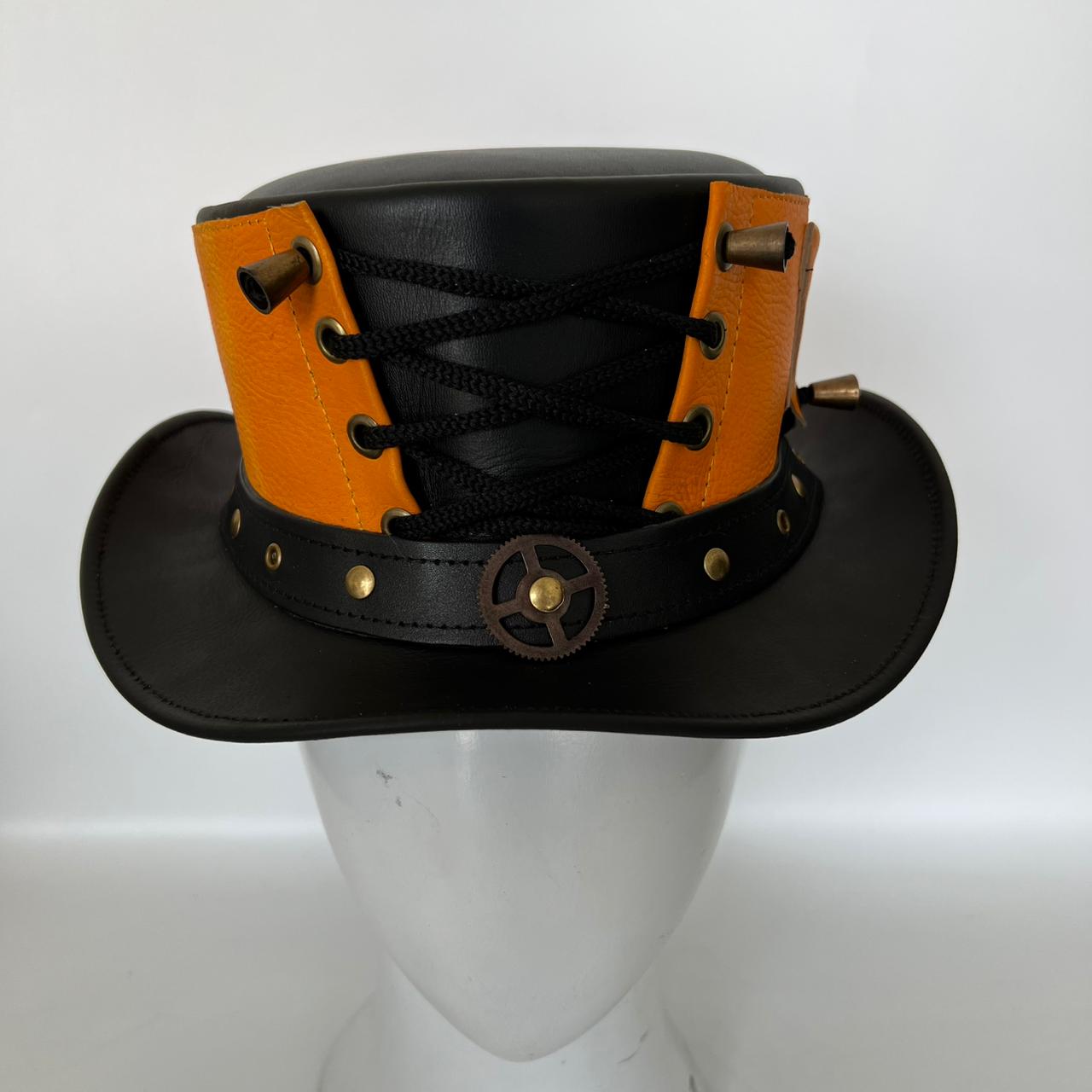 Cowhide Pattern Genuine Leather Western Cowboy Hat with Cowhide Pattern - image 07