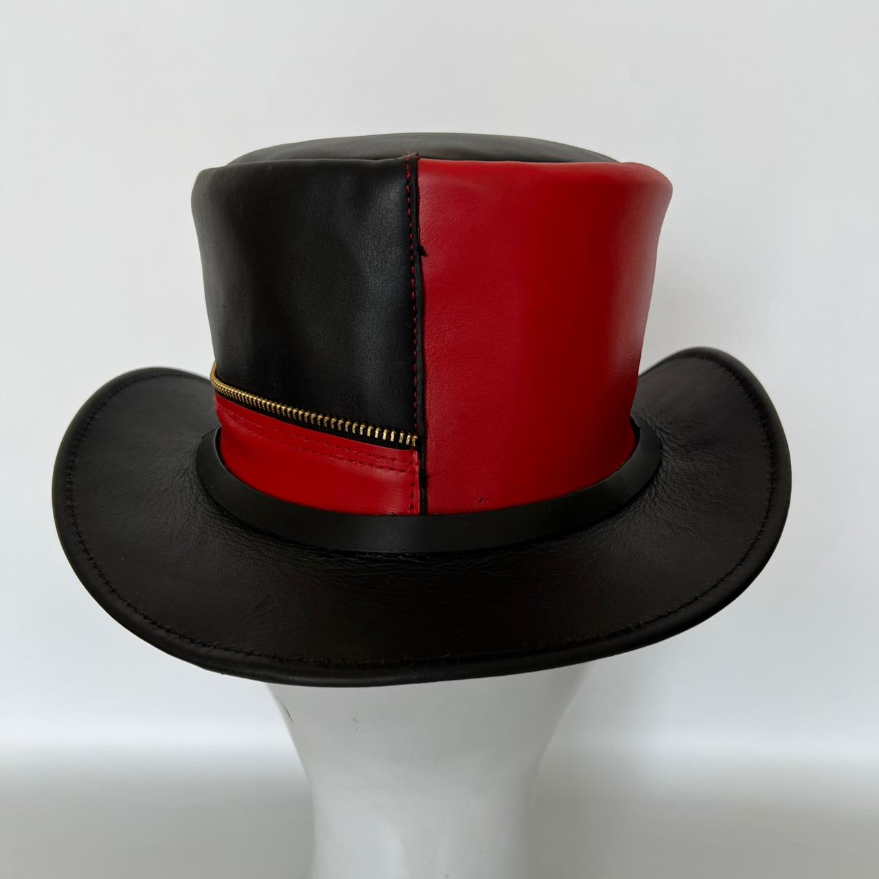 Cowhide Pattern Genuine Leather Western Cowboy Hat with Cowhide Pattern - Style 003 featured view