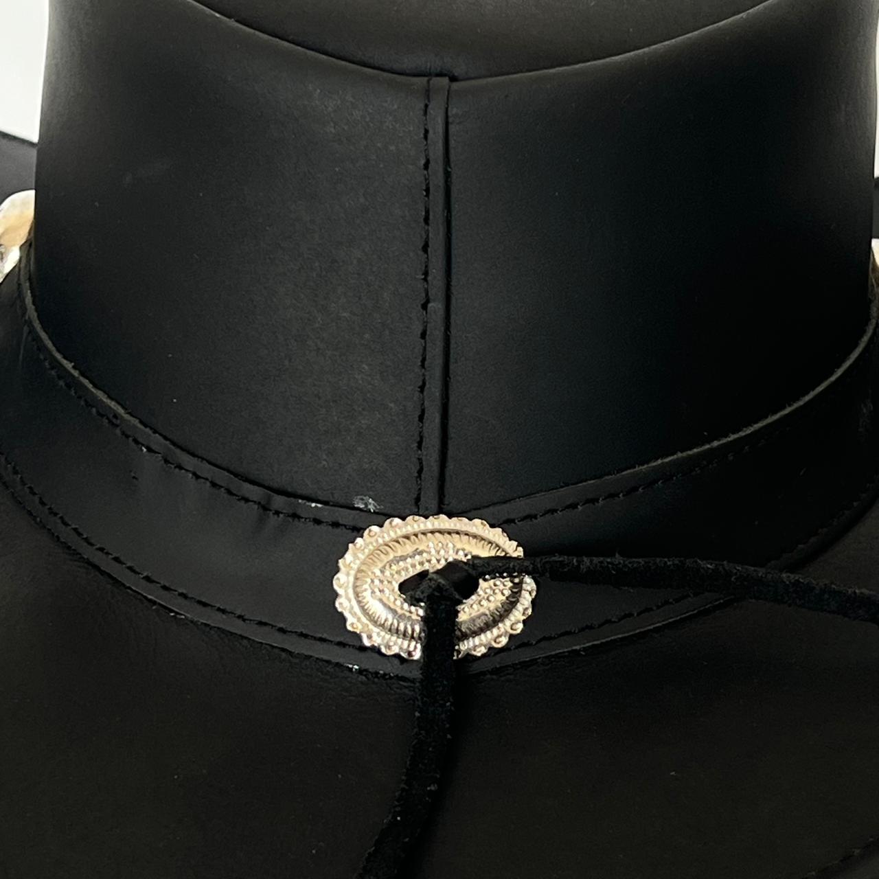 Cowhide Pattern Genuine Leather Western Cowboy Hat with Cowhide Pattern - Style 083 featured view