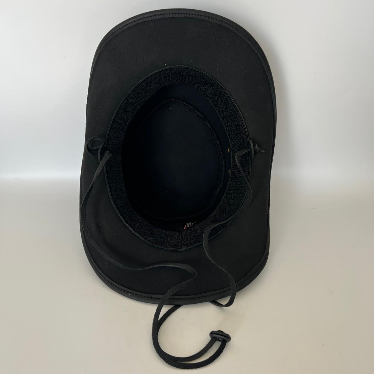 Cowhide Pattern Genuine Leather Western Cowboy Hat with Cowhide Pattern - Style 083 - image 07