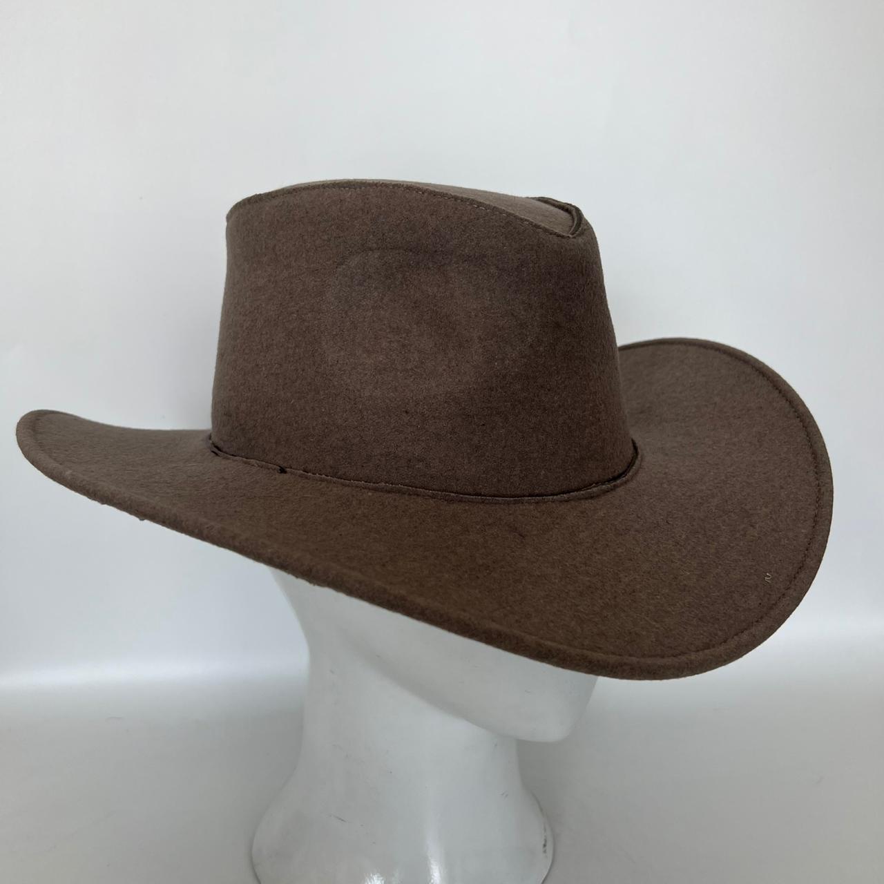 Cowhide Pattern Genuine Leather Western Cowboy Hat with Cowhide Pattern - Style 097 - image 05