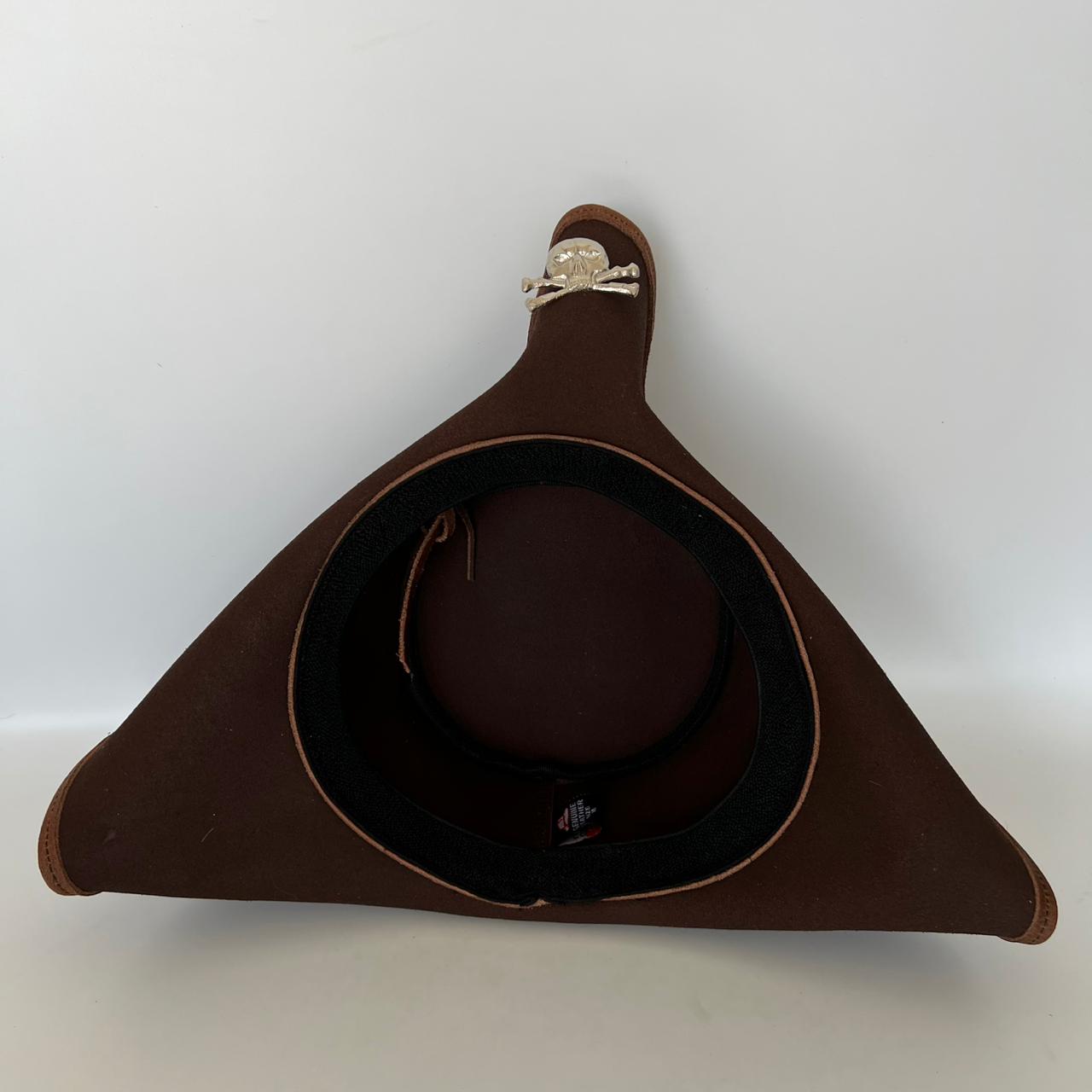 Cowhide Pattern Genuine Leather Western Cowboy Hat with Cowhide Pattern - Style 098 - image 06