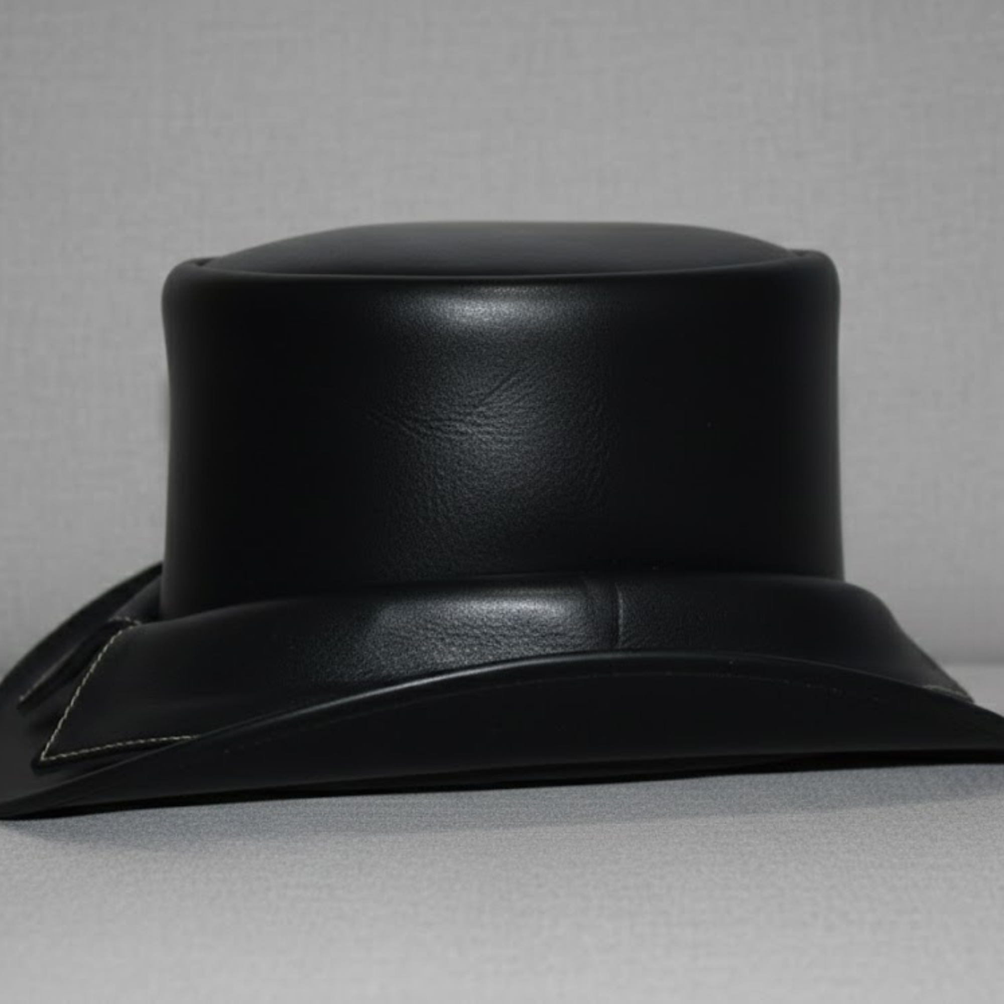 Cowhide Pattern Genuine Leather Western Cowboy Hat with Cowhide Pattern - Style 102 featured view