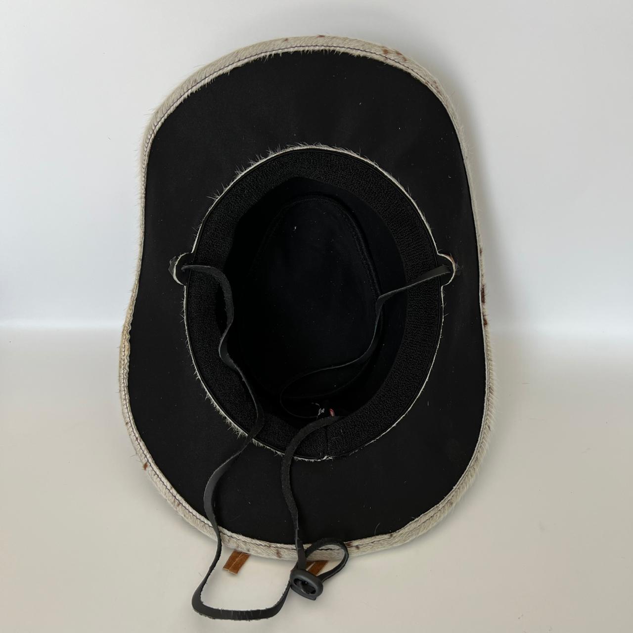 Cowhide Pattern Genuine Leather Western Cowboy Hat with Cowhide Pattern - Style 232 - image 06