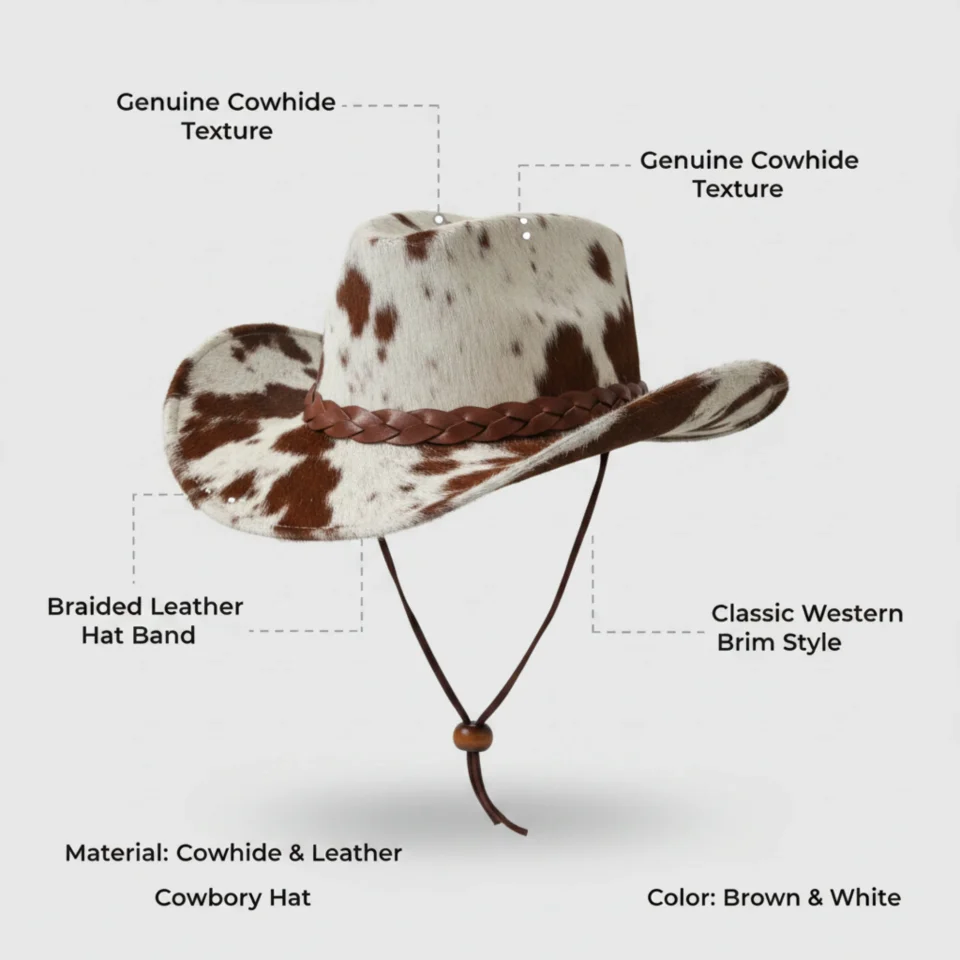 Light Neutral Handmade Leather Fashion Top Hat Style 120 three quarter view - light neutral steampunk top hat with structured crown